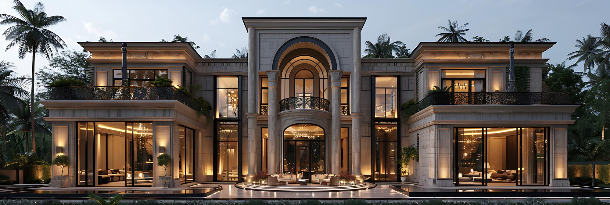 Penthouse residence connected to its surroundings